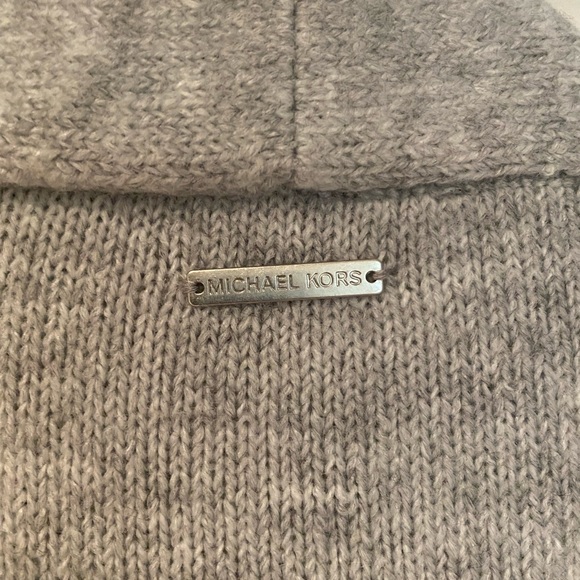 Michael Kors long sweater, charcoal and gray, size Large - Picture 6 of 6